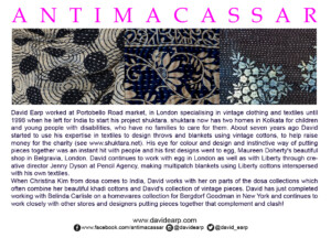 Alison Saracena Design - Antimacassar flier