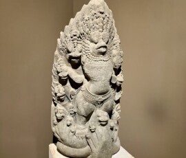 Garuda
Prasat Chrung (Southeastern), Siem Reap Province
Angkorian Period, Bayon Style
Late 12th - Early 13th Century
Sandstone